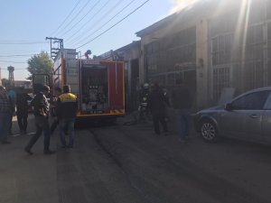 Sanayide korkutan yangın