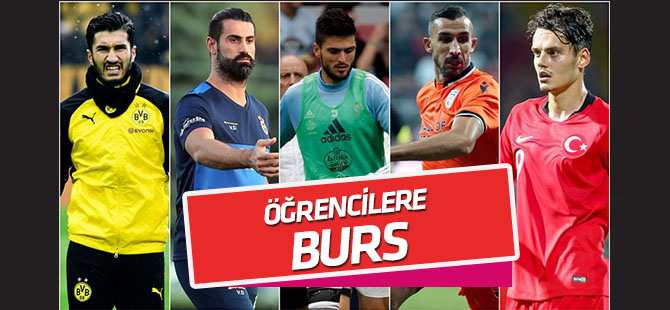 Futbolculardan tıp öğrencilerine burs