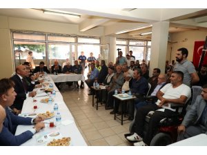 Şahne, Toroslar ilçesinde vatandaşlarla buluştu