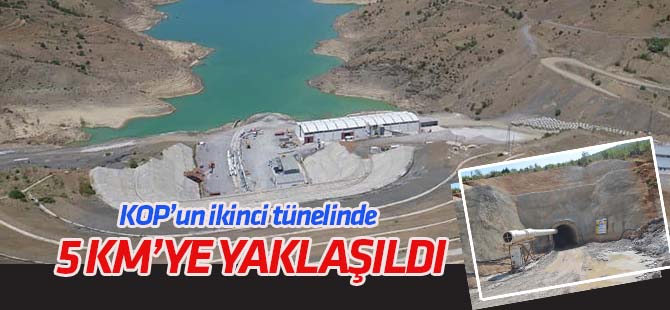 Hadimi Tünelinde  5 bin metreye yaklaşıldı