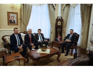 Kuzey Makedonyalı Bakan Hasan'dan Kocaeli Valiliğine ziyaret