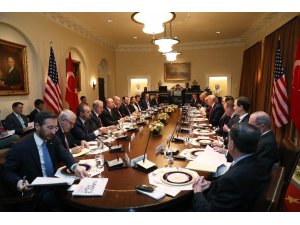Erdoğan ve Trump çalışma yemeğinde