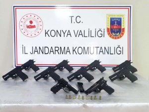 Konya'da silah kaçakçılığı operasyonu