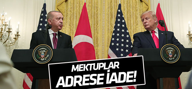 Cumhurbaşkanı Erdoğan: Mektupları Sayın Başkan'a tekrar takdim ettim