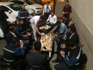 Enerjinin kahramanlarına sahada ziyaret