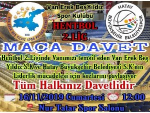 Van Erek Beş Yıldız SK maçına davet