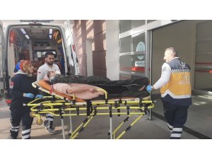 Otomobil ile minibüs çarpıştı: 2 yaralı