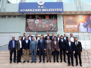 Başkan Işıksu, Sakaryaspor yönetim kurulunu misafir etti