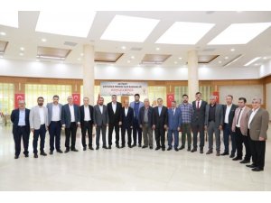 AK Parti İl Başkanı Dağtekin, ilçe başkanlarıyla bir araya geldi