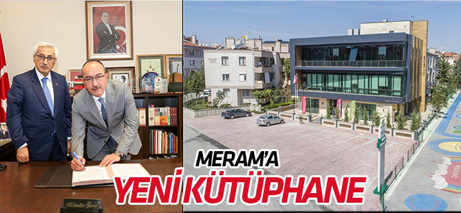 Meram Yeni Bir Kütüphaneye Kavuşuyor