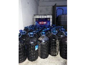 Çanakkale’de 4 bin 100 litre kaçak şarap ele geçirildi