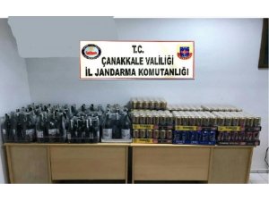 Çanakkale’de kahvehaneye bandrolsüz içki operasyonu
