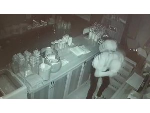 Kapüşonlu hırsız, onlarca yöresel ürün arasında sadece balı tercih etti