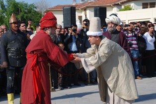 782 yıl önceki karşılama canlandırıldı