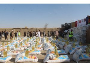 TİKA'dan Afganistan'da savaş mağduru bin aileye yardım