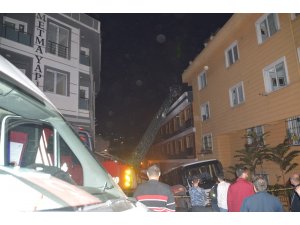 Şişli’de 9 katlı binada korkutan yangın