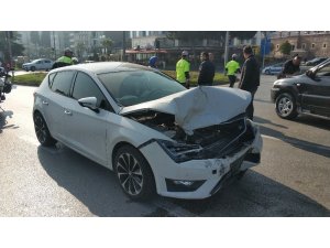 Samsun’da trafik kazası: 2 yaralı