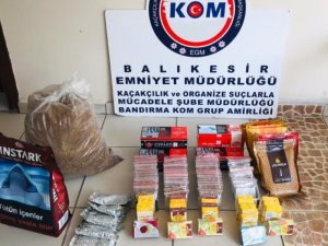 Bandırma’da kaçak tütün operasyonu
