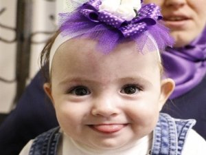 Hafsa Ceren bebek hayata tutunup 13 aylık oldu