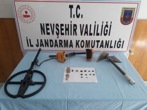 Nevşehir'de kaçak kazı operasyonu