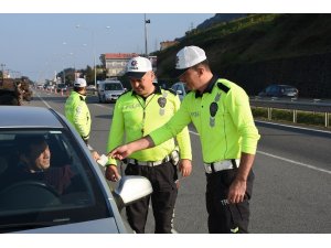 Ordu’da son bir haftada 114 araç trafikten men edildi