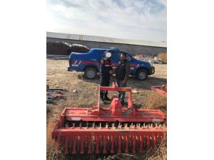 Toprak işleme aletini çalan bir kişi yakalandı