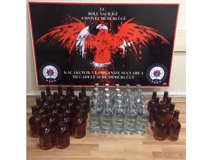 15 bin TL değerinde kaçak içki yakalandı