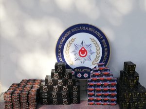 Malatya'da 178 kilogram gümrük kaçağı nargile kömürü ele geçirildi