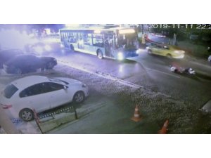 İstanbul’da halk otobüsü dehşeti kamerada