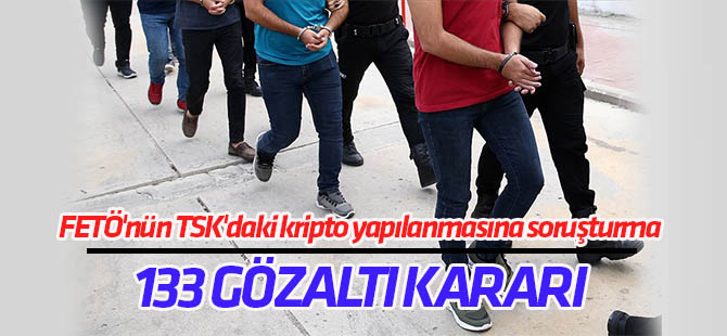 İzmir merkezli 44 ilde FETÖ’nün TSK yapılanmasına operasyon: 82’si muvazzaf 133 şüpheli hakkında gözaltı kararı