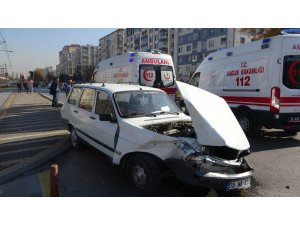 Kayseri’de trafik kazası: 2 yaralı