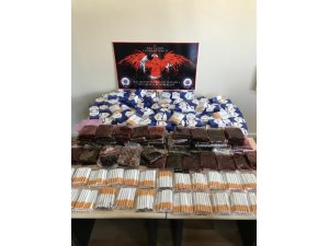 Bolu’da 2 bin 540 makaron 11 kilo kaçan tütün ele geçirildi