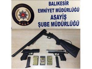 Balıkesir polisinden silah operasyonu