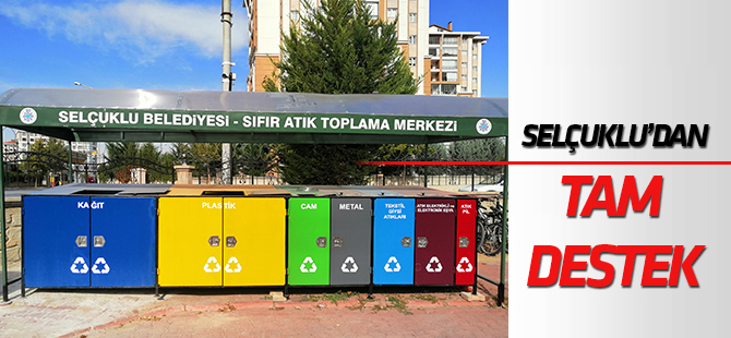 Selçuklu Belediyesi'nden Sıfır Atık çalışmalarına tam destek