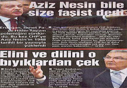 Ey Türk faşisti - elini çek
