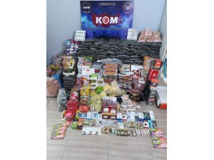 Çanakkale’de bandrolsüz ürün operasyonu