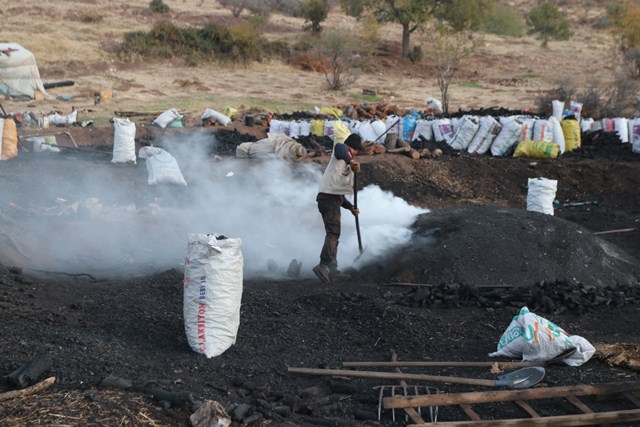 Mangal kömürü işçilerinin "ekmek" mücadelesi