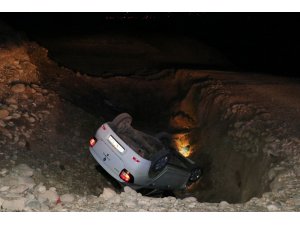 Otomobil takla attı: 1 yaralı