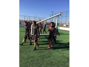 Kars 36 Spor Çayeli Spor karşılaşması hazırlıklarını sürdürüyor