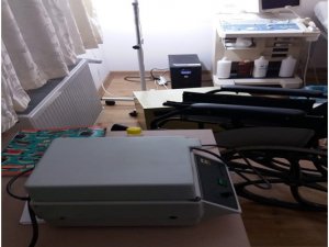 Çalıntı malzemeler ruhsatsız işletilen klinikte bulundu