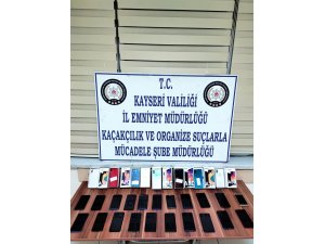 Kayseri'de kaçakçılık operasyonu