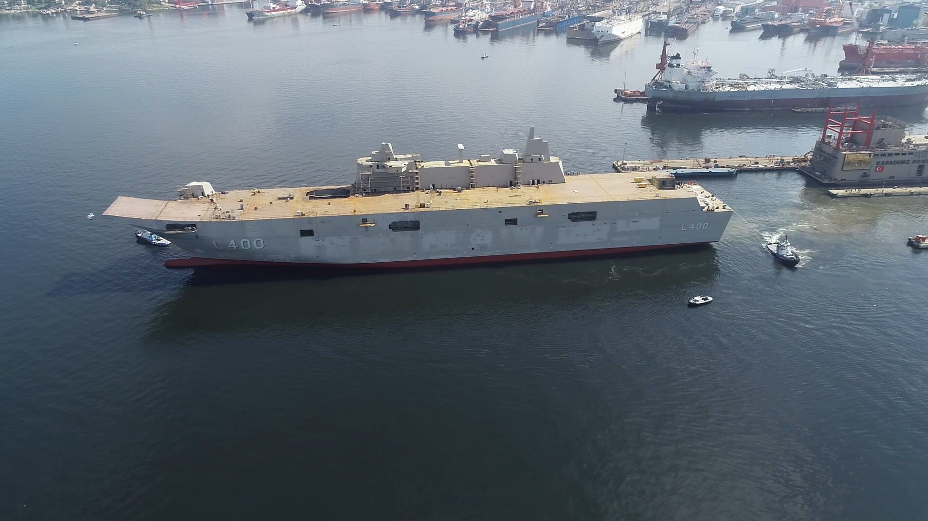 Türkiye'nin yerli ve milli uçak gemisi (TCG Anadolu) 2020'de hizmete girecek