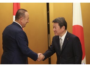 Dışişleri Bakanı Çavuşoğlu, Japon mevkidaşı Motegi ile görüştü