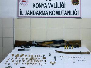 Tarihi eserlerle yakalandılar