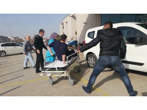 Kaynak yaparken düştü