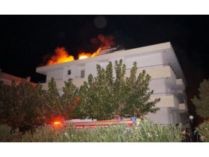 Kuşadası’nda yangın korkuttu