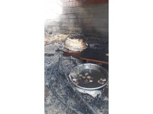 Ulaş’ta tandır evi yangını