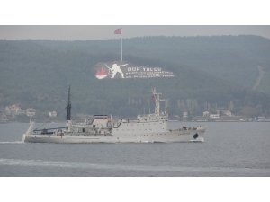 Rus istihbarat gemisi Çanakkale Boğazı’ndan geçti