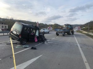 Sinop’ta trafik kazası: 1 ölü, 1 yaralı