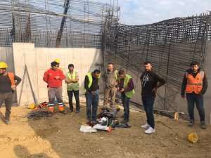 GÜNCELLEME - Kuzey Marmara Otoyolu inşaatında iş kazasında bir işçi öldü, 3 işçi yaralandı